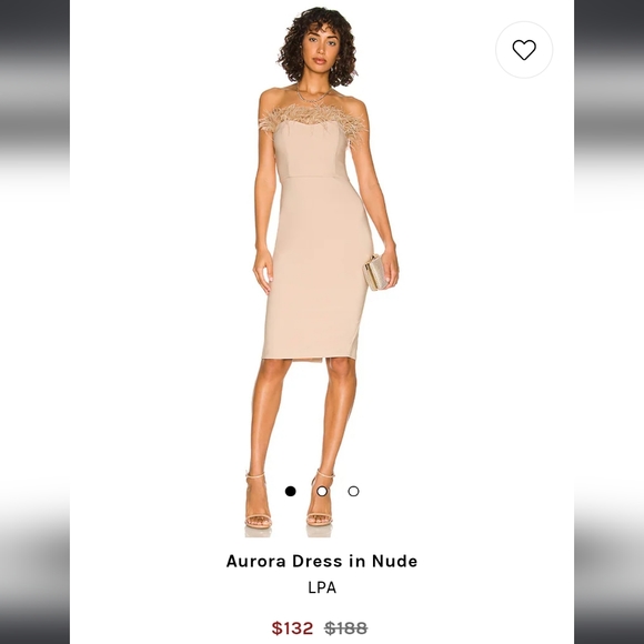 LPA Dresses & Skirts - Aurora dress in nude LPA size S